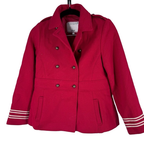 Jacadi Red wool and cashmere coat 10 year - Picture 1 of 6